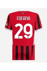 Fotbalové Dres AC Milan Youssouf Fofana #29 Dámské Domácí Oblečení 2024-25 Krátký Rukáv